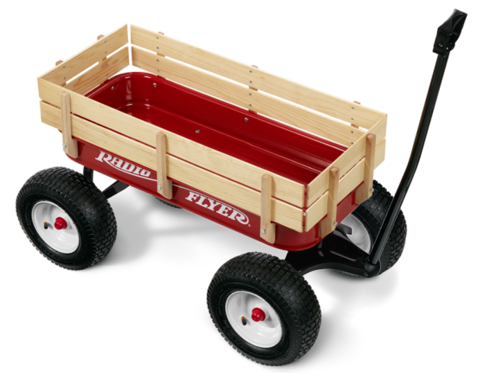 radio flyer wagon with air tires